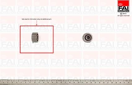 FAI AutoParts T6697 - Натяжной ролик, зубчатый ремень ГРМ unicars.by