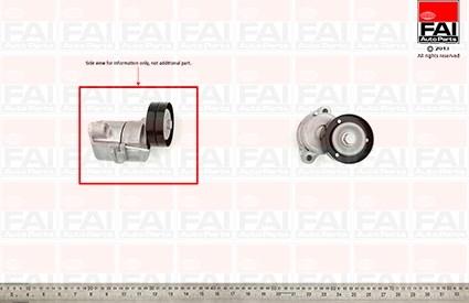 FAI AutoParts T1007 - Рычаг натяжки, клиновый ремень unicars.by