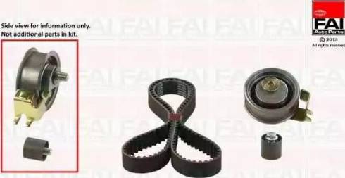 FAI AutoParts TBK499 - Комплект зубчатого ремня ГРМ unicars.by