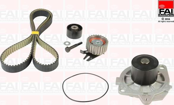 FAI AutoParts TBK493-6228 - Водяной насос + комплект зубчатого ремня ГРМ unicars.by