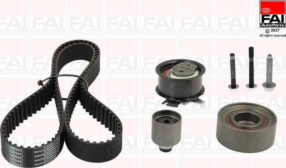 FAI AutoParts TBK455 - Комплект зубчатого ремня ГРМ unicars.by