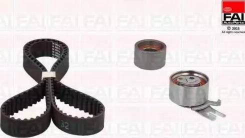 FAI AutoParts TBK458 - Комплект зубчатого ремня ГРМ unicars.by