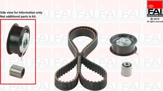 FAI AutoParts TBK409 - Комплект зубчатого ремня ГРМ unicars.by