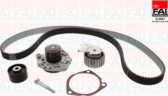 FAI AutoParts TBK433-6332 - Водяной насос + комплект зубчатого ремня ГРМ unicars.by