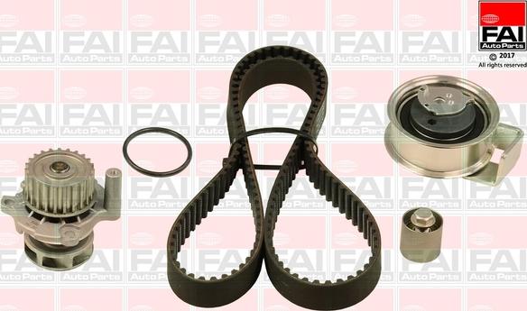 FAI AutoParts TBK476-6128 - Водяной насос + комплект зубчатого ремня ГРМ unicars.by