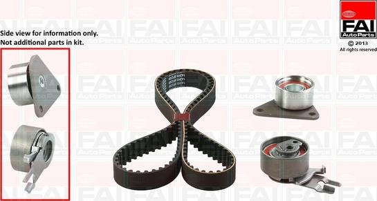 FAI AutoParts TBK478 - Комплект зубчатого ремня ГРМ unicars.by