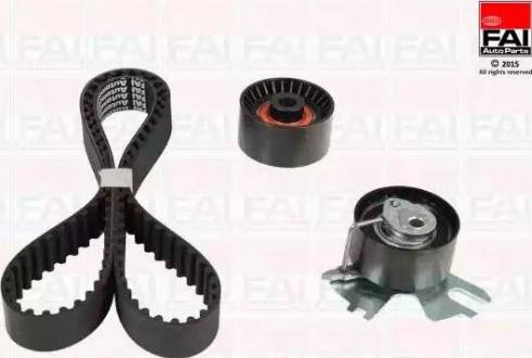 FAI AutoParts TBK537 - Комплект зубчатого ремня ГРМ unicars.by