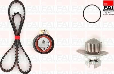 FAI AutoParts TBK144-6344 - Водяной насос + комплект зубчатого ремня ГРМ unicars.by