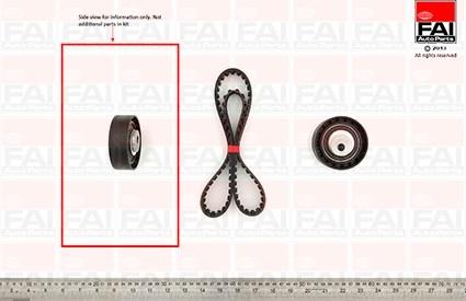 FAI AutoParts TBK102 - Комплект зубчатого ремня ГРМ unicars.by