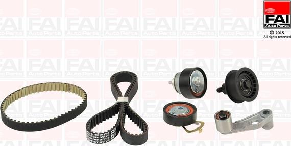 FAI AutoParts TBK346 - Комплект зубчатого ремня ГРМ unicars.by