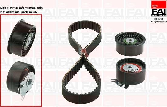 FAI AutoParts TBK341 - Комплект зубчатого ремня ГРМ unicars.by