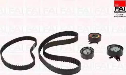 FAI AutoParts TBK327 - Комплект зубчатого ремня ГРМ unicars.by