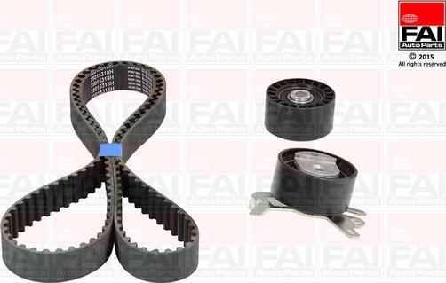 FAI AutoParts TBK255 - Комплект зубчатого ремня ГРМ unicars.by