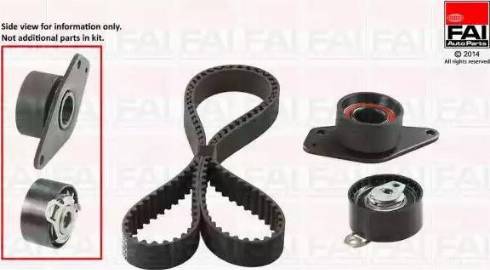 FAI AutoParts TBK233 - Комплект зубчатого ремня ГРМ unicars.by