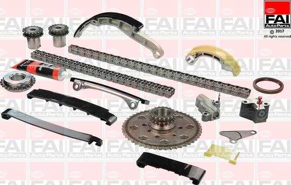 FAI AutoParts TCK42CRD-06 - Комплект цепи привода распредвала unicars.by