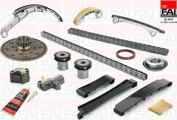 FAI AutoParts TCK42CRD - Комплект цепи привода распредвала unicars.by