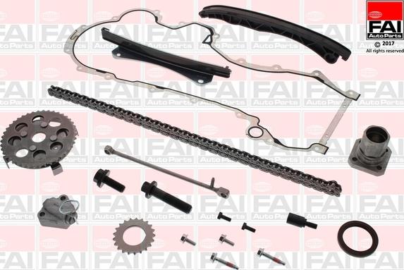 FAI AutoParts TCK6-15 - Комплект цепи привода распредвала unicars.by