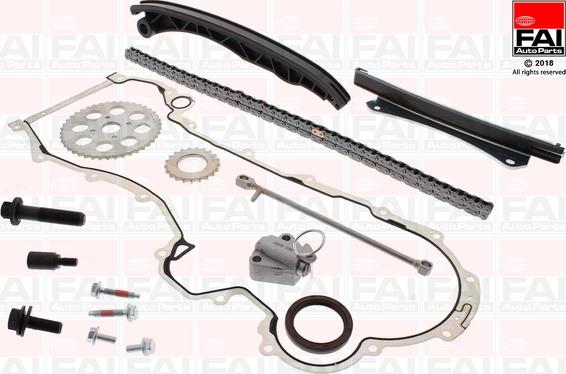 FAI AutoParts TCK6L - Комплект цепи привода распредвала unicars.by