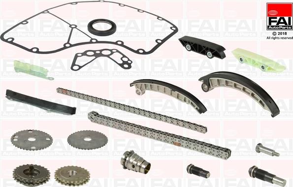 FAI AutoParts TCK194LC - Комплект цепи привода распредвала unicars.by