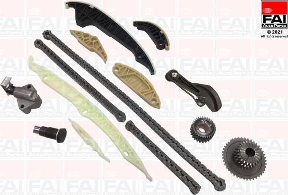 FAI AutoParts TCK342NG - Комплект цепи привода распредвала unicars.by