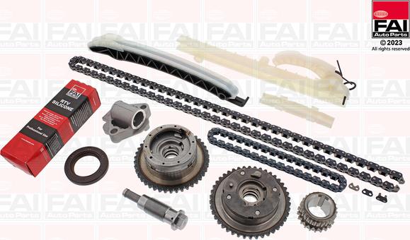 FAI AutoParts TCK359VVT - Комплект цепи привода распредвала unicars.by