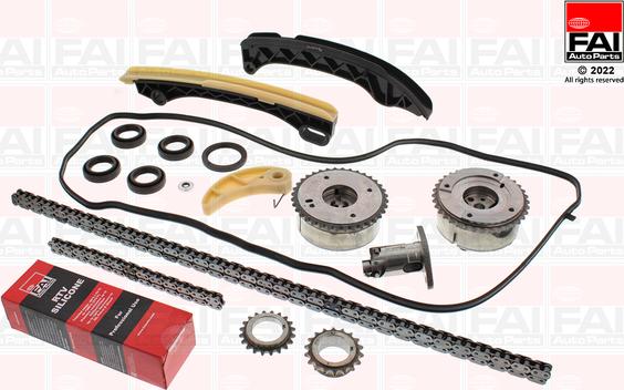 FAI AutoParts TCK389VVT - Комплект цепи привода распредвала unicars.by