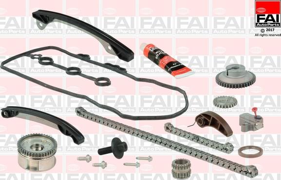 FAI AutoParts TCK249VVT - Комплект цепи привода распредвала unicars.by