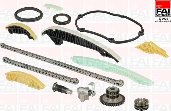 FAI AutoParts TCK260 - Комплект цепи привода распредвала unicars.by