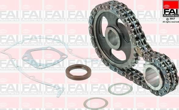 FAI AutoParts TCK289 - Комплект цепи привода распредвала unicars.by