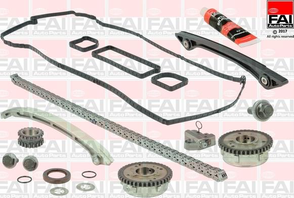 FAI AutoParts TCK288VVT - Комплект цепи привода распредвала unicars.by