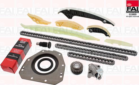 FAI AutoParts TCK222L - Комплект цепи привода распредвала unicars.by