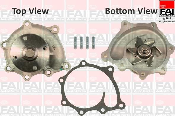 FAI AutoParts WP6355 - Водяной насос unicars.by