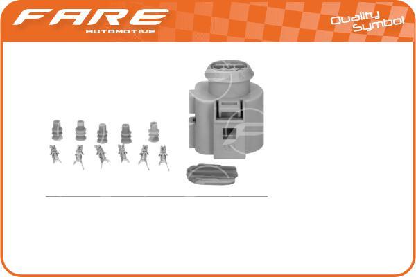 FARE SA 26602 - Ремонтный комплект кабеля, клапан возврата ОГ unicars.by