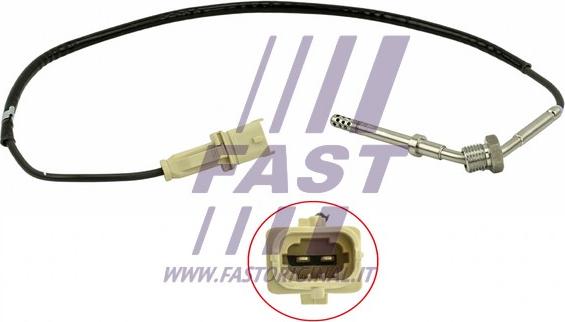 Fast FT80235 - Датчик, температура выхлопных газов unicars.by