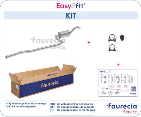 Faurecia FS30633 - Предглушитель выхлопных газов unicars.by