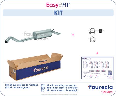 Faurecia FS30020 - Средний глушитель выхлопных газов unicars.by