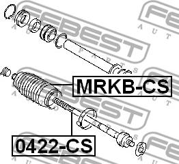 Febest MRKB-CS - Пыльник, рулевое управление unicars.by