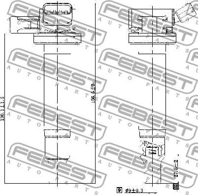 Febest 01640-004 - Катушка зажигания unicars.by