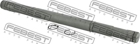 Febest 0112-CT220RH - Приводной вал unicars.by