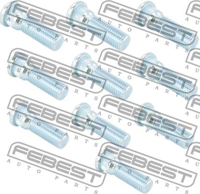 Febest 0184-001-PCS10 - Шпилька ступицы колеса unicars.by