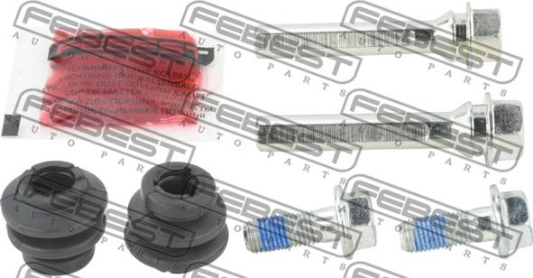 Febest 0174-ZZE120F-KIT - Направляющий болт, корпус скобы тормоза unicars.by