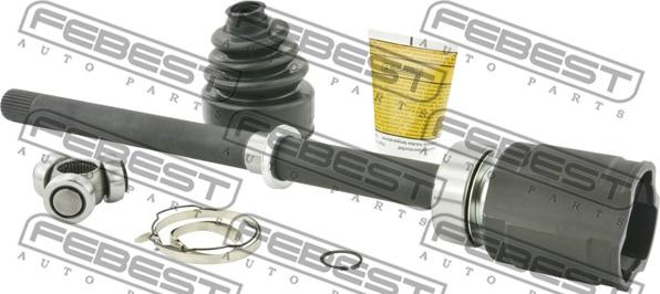 Febest 0211-R52VQ35RH - Шарнирный комплект, ШРУС, приводной вал unicars.by