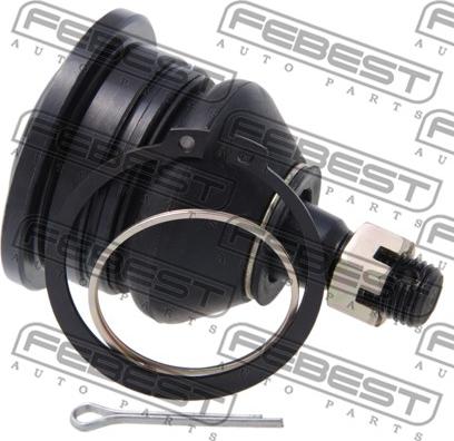 Febest 0220-WD22UF - Шаровая опора, несущий / направляющий шарнир unicars.by