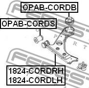 Febest 1824-CORDRH - Рычаг подвески колеса unicars.by