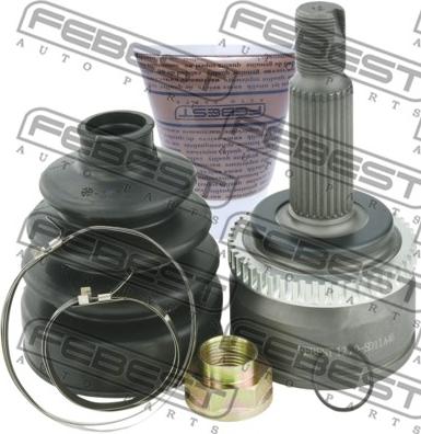 Febest 1210-SD11A46 - Шарнирный комплект, ШРУС, приводной вал unicars.by