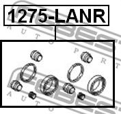 Febest 1275-LANR - Ремкомплект, тормозной суппорт unicars.by