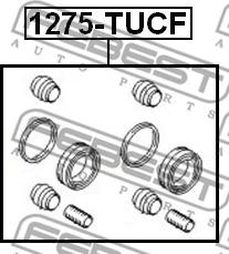 Febest 1275-TUCF - Ремкомплект, тормозной суппорт unicars.by