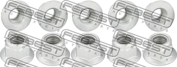 Febest 2398-005-PCS10 - Гайка крепления колеса unicars.by