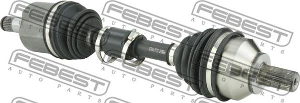 Febest 2714-S40LH - Приводной вал unicars.by