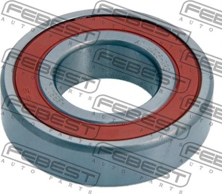 Febest AS-6206-2RS - Подшипник карданного вала, центральная подвеска unicars.by